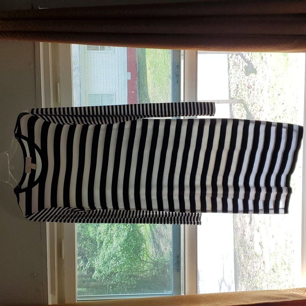 Michael Kors striped cotton dress